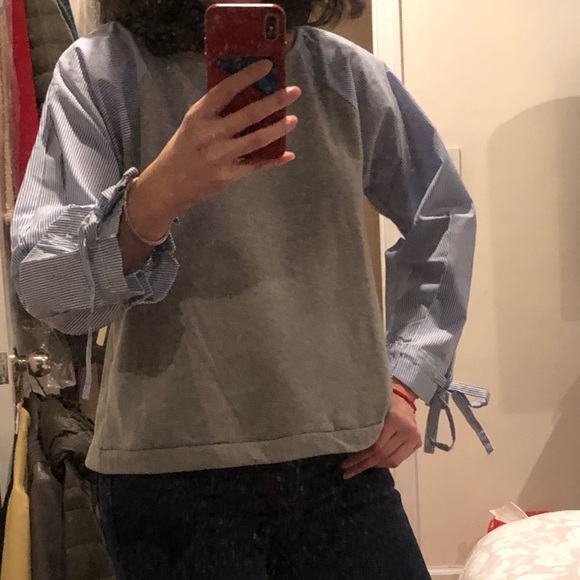 June and Hudson szS mixed media top - Picture 5 of 5